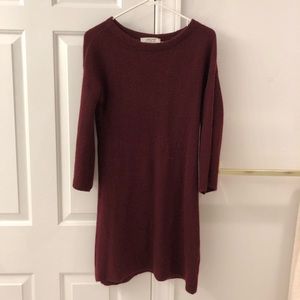 ply cashmere Dresses - Cashmere long sleeve burgundy dress ply cashmere Dresses - Cashmere long sleeve burgundy dress